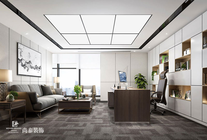 辦公室簡(jiǎn)約裝修風(fēng)格效果圖