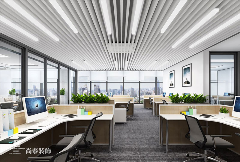 辦公室簡約裝修風格效果圖
