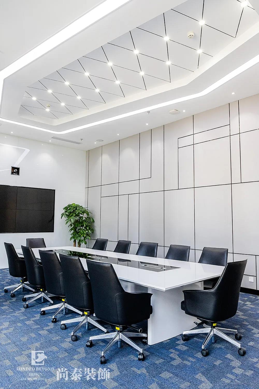 金融科技公司會議室設(shè)計裝修實景圖