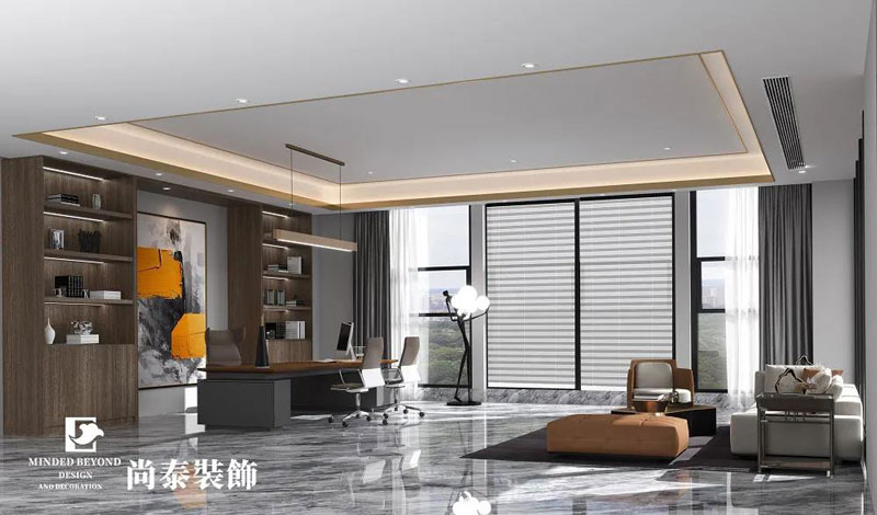 新匯洲總經(jīng)理辦公室裝修效果圖