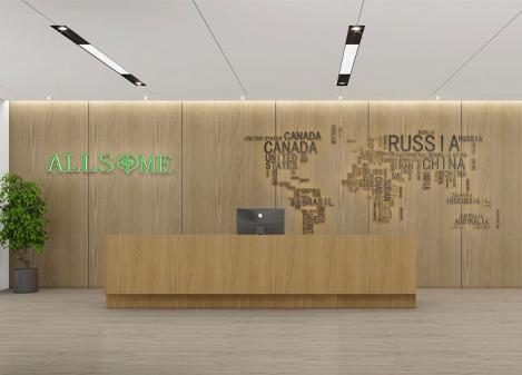 深圳光明云里智能園貿(mào)易物流公司辦公室裝修設計