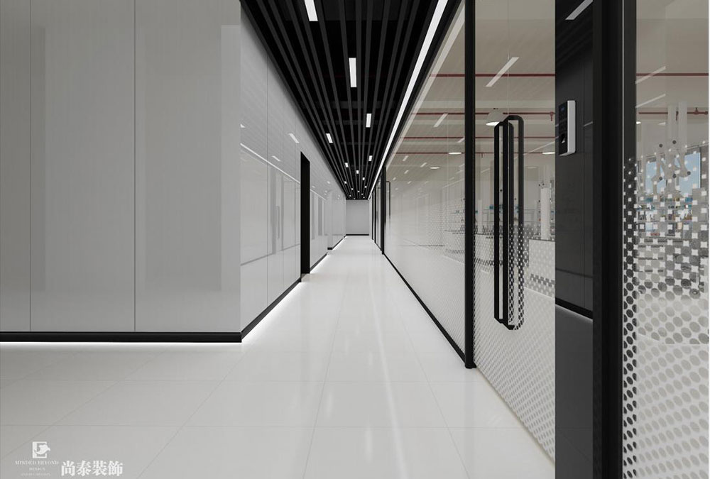 深圳南山西麗塘朗城6500平米聲學(xué)公司辦公室裝修設(shè)計效果圖