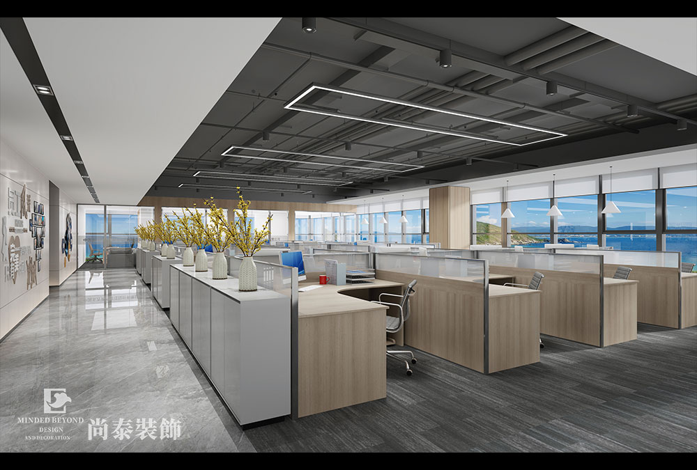 深圳灣科技生態(tài)園金融央企辦公室裝修設計