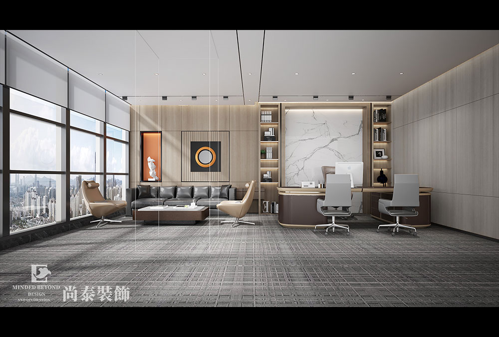 深圳灣科技生態(tài)園金融央企辦公室裝修設計