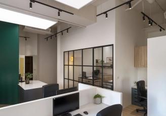 上班開心，客人也賞心悅目！斜切設(shè)計(jì)、優(yōu)雅配色成就現(xiàn)代風(fēng)時(shí)髦辦公室