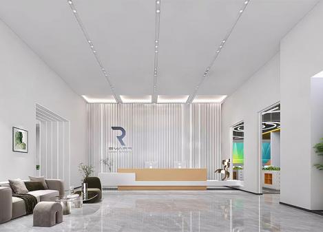 深圳龍華觀瀾1200平科技公司辦公室裝修效果圖