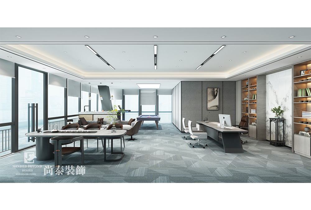 辦公室裝修：深圳南山130平米網(wǎng)絡科技公司辦公室裝修設計