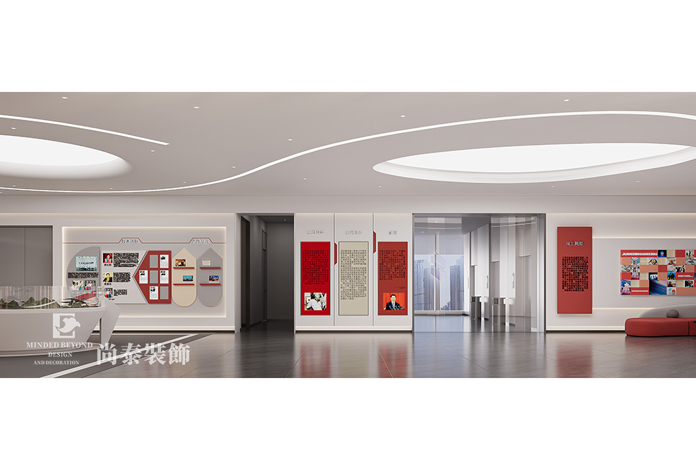 深圳光明新材料中試產(chǎn)業(yè)化基地1400平米超導材料科技公司辦公室設計裝修