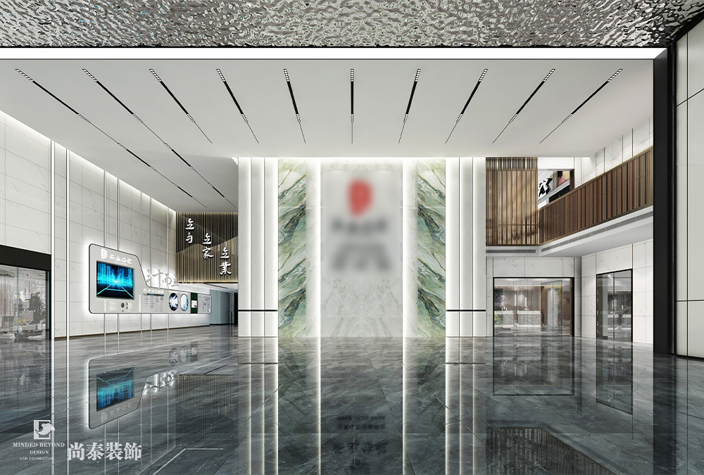 共享辦公室設(shè)計(jì)：惠州2000平米辦公樓共享辦公室裝修設(shè)計(jì)案例