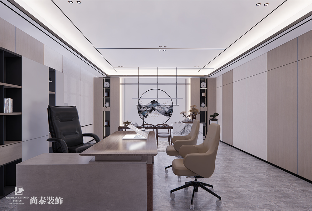 共享辦公室設(shè)計(jì)：惠州2000平米辦公樓共享辦公室裝修設(shè)計(jì)案例