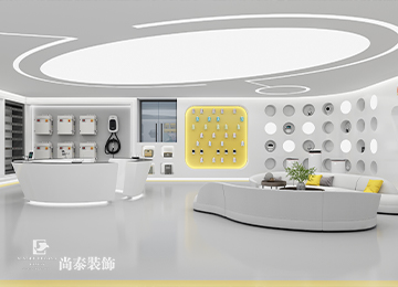 科技展廳設(shè)計(jì)：200平米現(xiàn)代科技風(fēng)展廳裝修設(shè)計(jì)案例