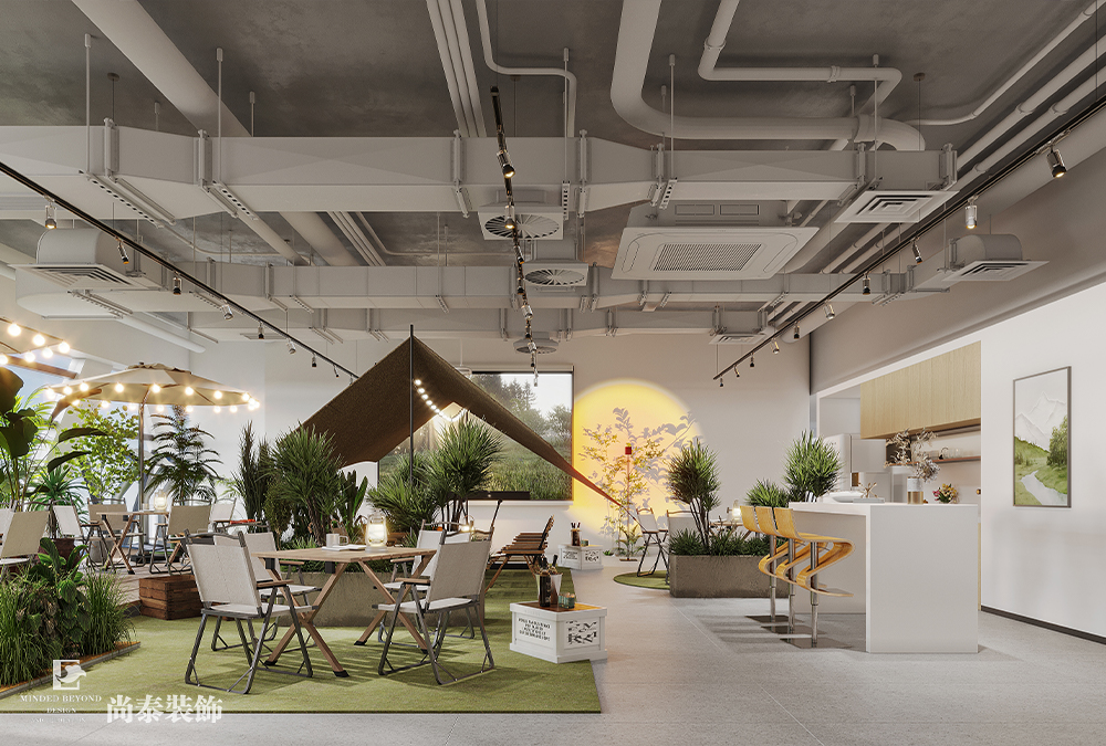 辦公室裝修設(shè)計：1200平米智能科技公司深圳寫字樓辦公室裝修設(shè)計案例