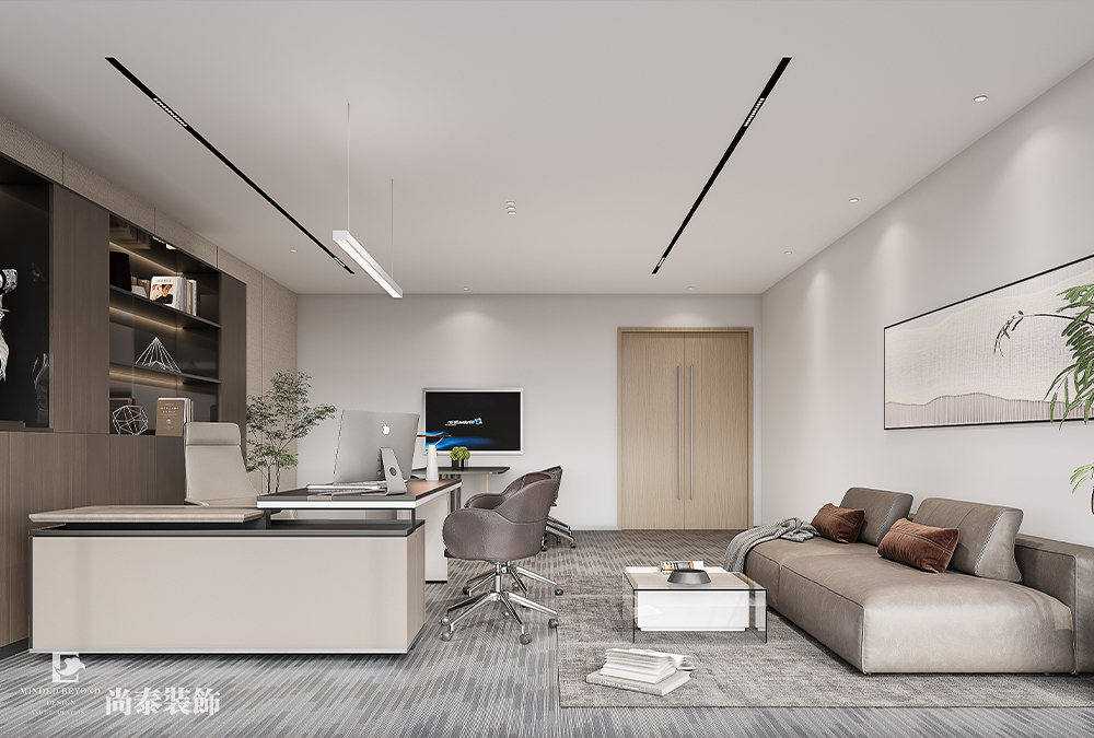 辦公室裝修設(shè)計：1200平米智能科技公司深圳寫字樓辦公室裝修設(shè)計案例