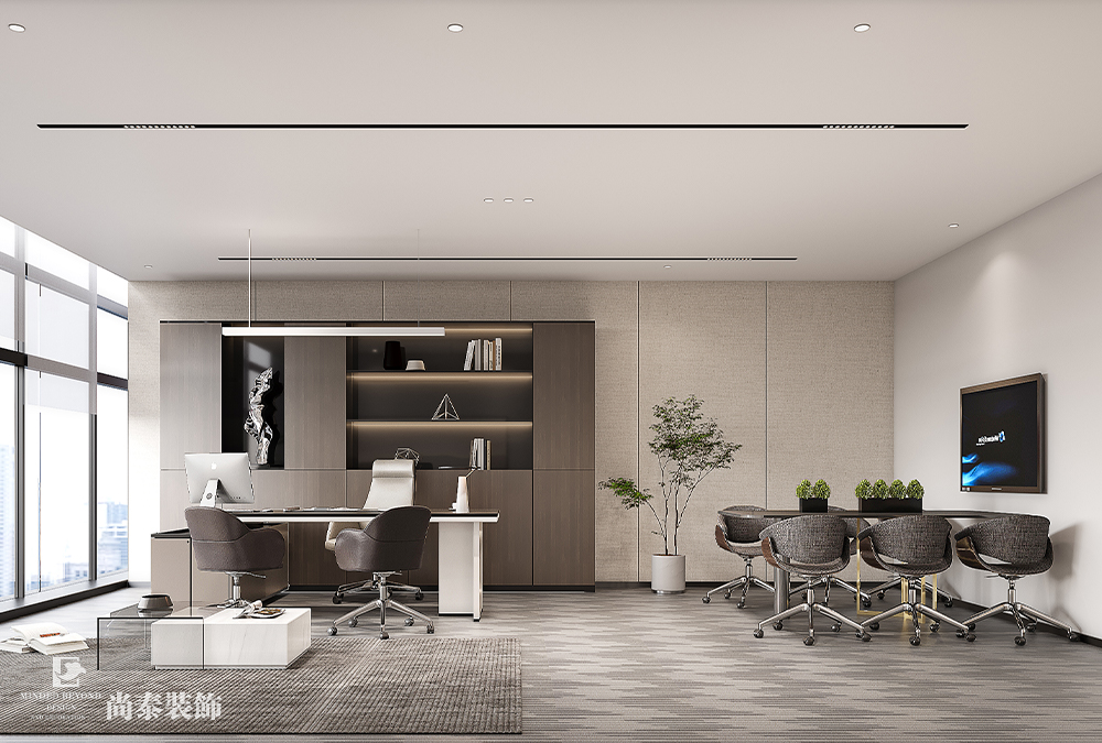 辦公室裝修設(shè)計：1200平米智能科技公司深圳寫字樓辦公室裝修設(shè)計案例