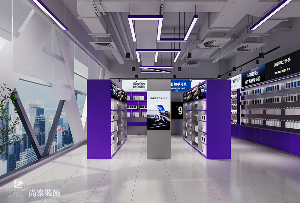 辦公室裝修設(shè)計：1200平米智能科技公司深圳寫字樓辦公室裝修設(shè)計案例