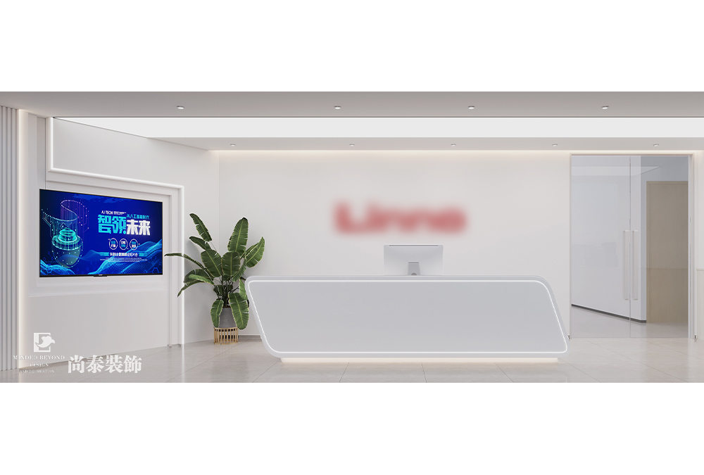 辦公室設(shè)計：深圳汽車用品公司萬融大廈700平米辦公室裝修設(shè)計案例