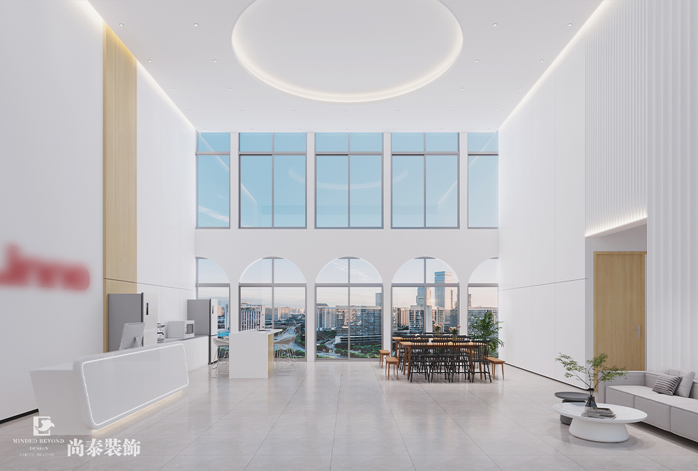 辦公室設(shè)計：深圳汽車用品公司萬融大廈700平米辦公室裝修設(shè)計案例