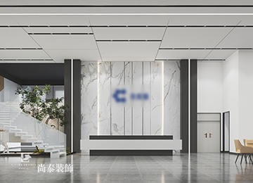 廠房辦公室設(shè)計(jì)：深圳龍崗2000平米新材料公司辦公樓裝修設(shè)計(jì)案例