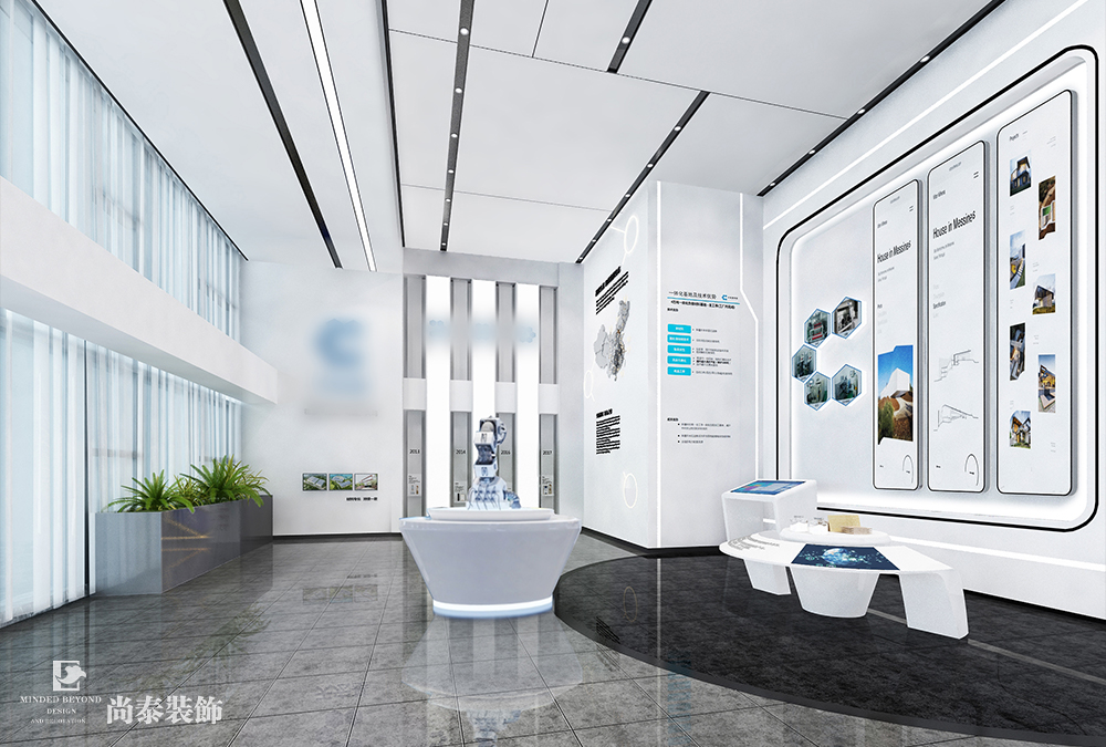 廠(chǎng)房辦公室設(shè)計(jì)：深圳龍崗2000平米新材料公司辦公樓裝修設(shè)計(jì)案例