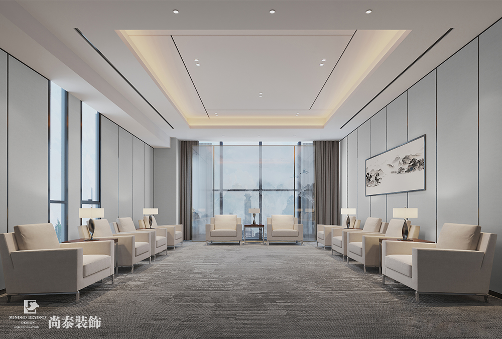 廠(chǎng)房辦公室設(shè)計(jì)：深圳龍崗2000平米新材料公司辦公樓裝修設(shè)計(jì)案例