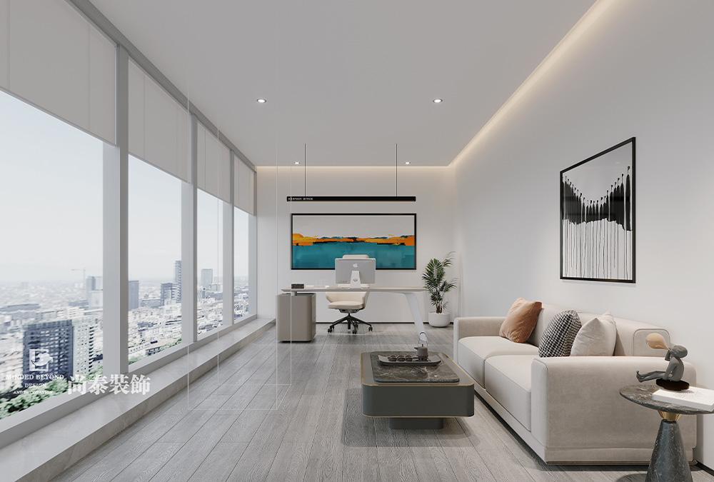 深圳龍崗萬(wàn)匯大廈150平米醫(yī)療器械公司辦公室裝修設(shè)計(jì)