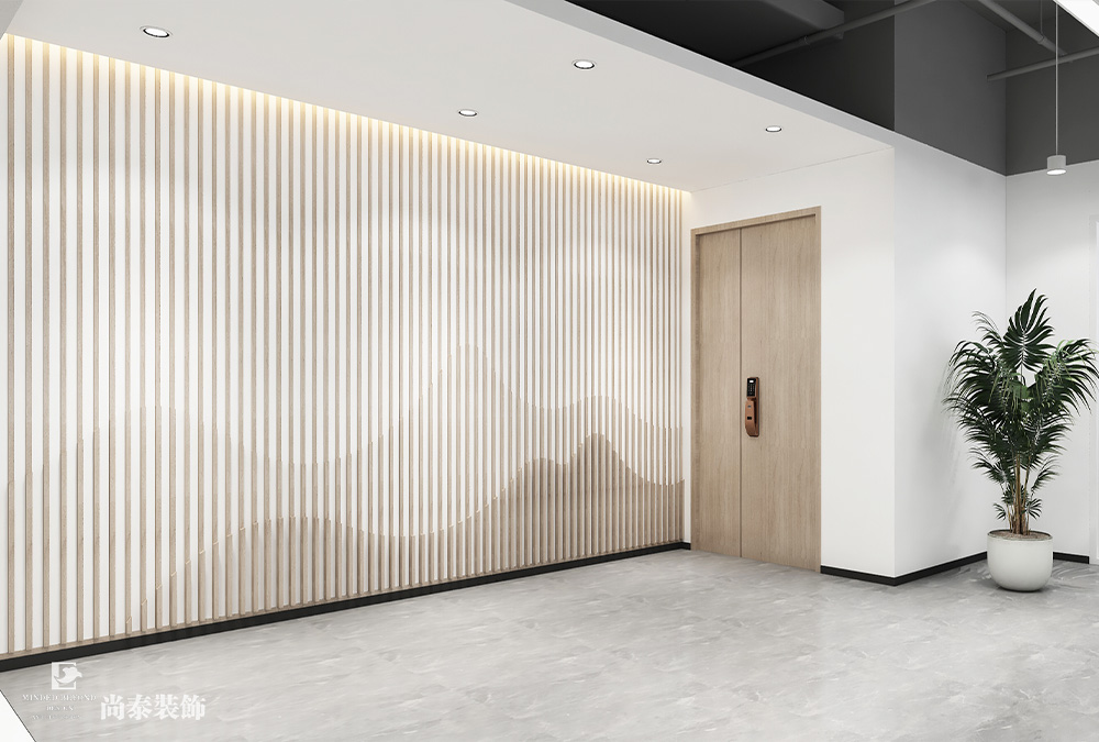 深圳龍華鴻榮源天俊寫字樓1400平米智能科技公司辦公室裝修設計