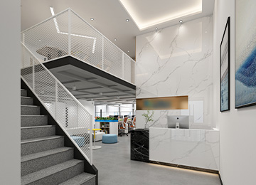 深圳南山方大城寫字樓700平米科技公司辦公室裝修設計案例