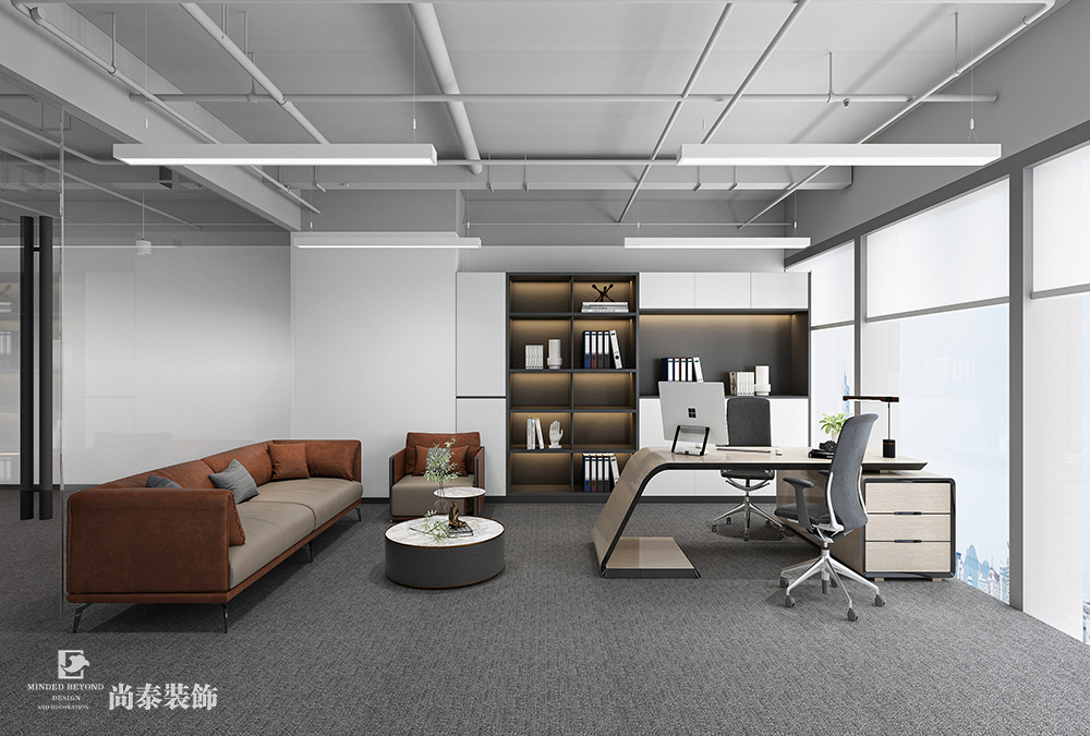 深圳南山方大城寫字樓700平米科技公司辦公室裝修設(shè)計(jì)案例
