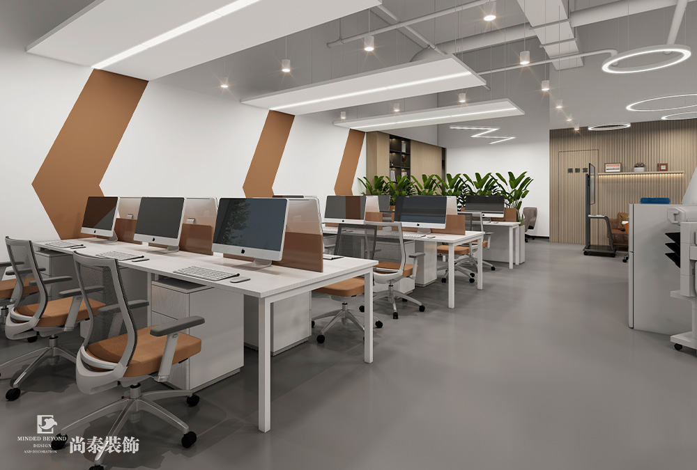 深圳南山留仙洞總部基地200平米信息技術(shù)公司辦公室裝修設(shè)計(jì)案例