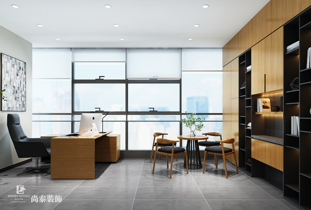 深圳南山智谷200平米電子電商公司寫字樓辦公室裝修設(shè)計(jì)案例