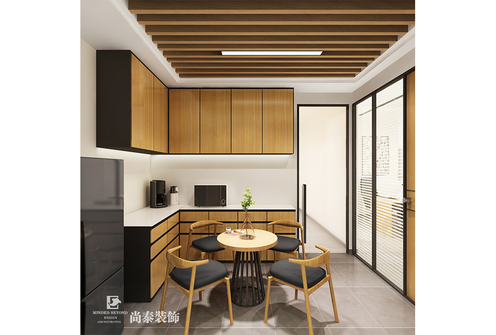 深圳南山智谷200平米電子電商公司寫字樓辦公室裝修設(shè)計(jì)案例