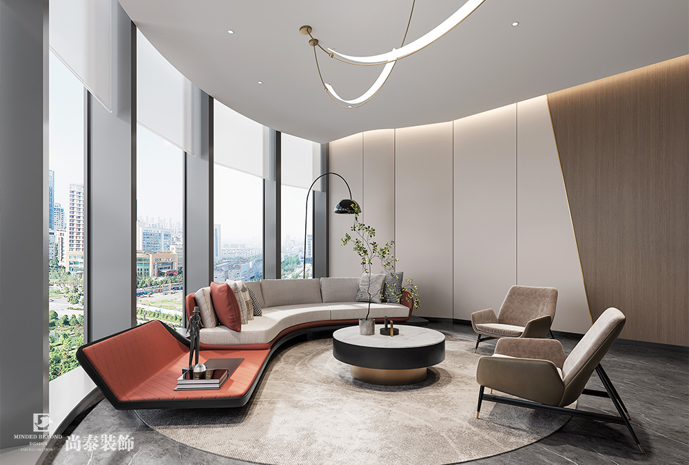 700平米信息科技公司深圳南山陽光保險大廈寫字樓辦公室裝修設計案例