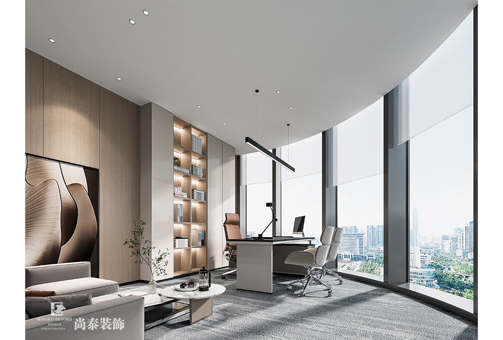 700平米信息科技公司深圳南山陽光保險大廈寫字樓辦公室裝修設計案例