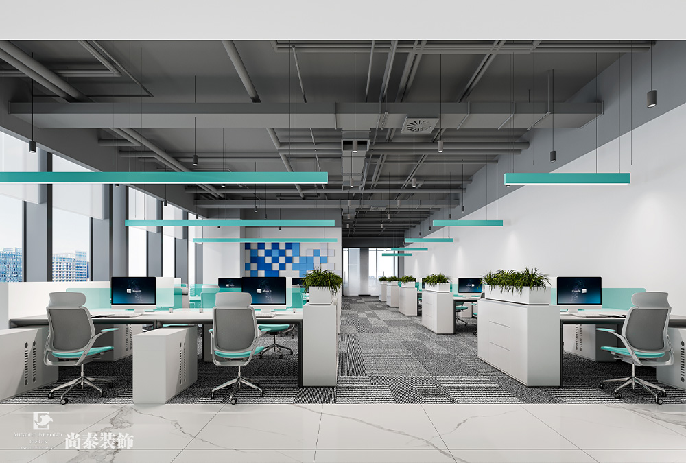 700平米信息科技公司深圳南山陽光保險大廈寫字樓辦公室裝修設計案例
