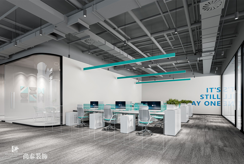 700平米信息科技公司深圳南山陽光保險大廈寫字樓辦公室裝修設計案例