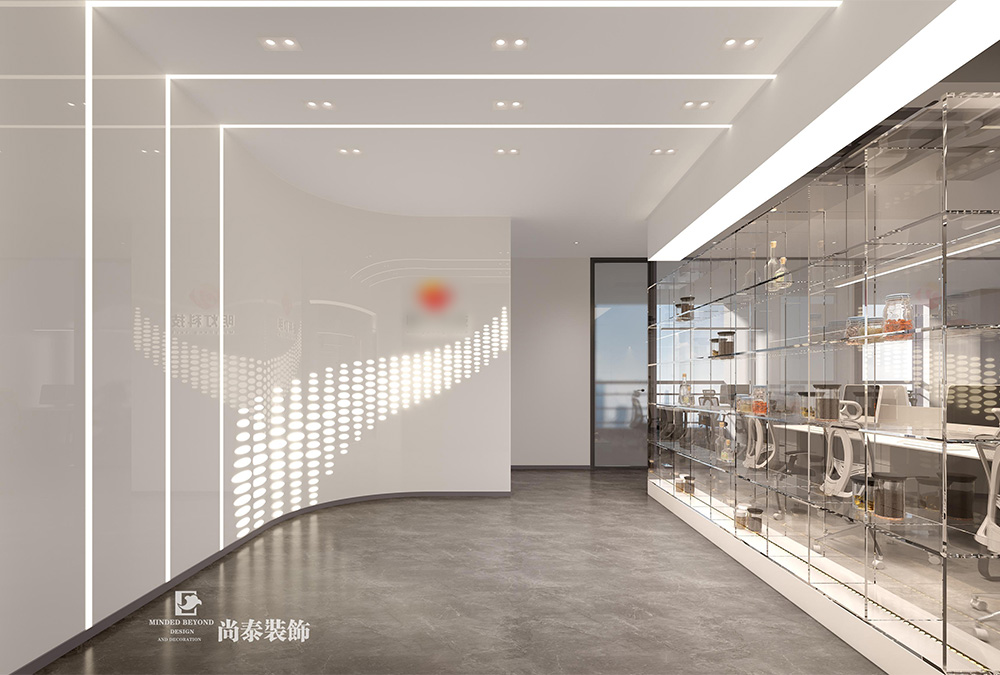 350平米環(huán)保節(jié)能科技公司深圳南山智谷寫(xiě)字樓辦公室裝修設(shè)計(jì)