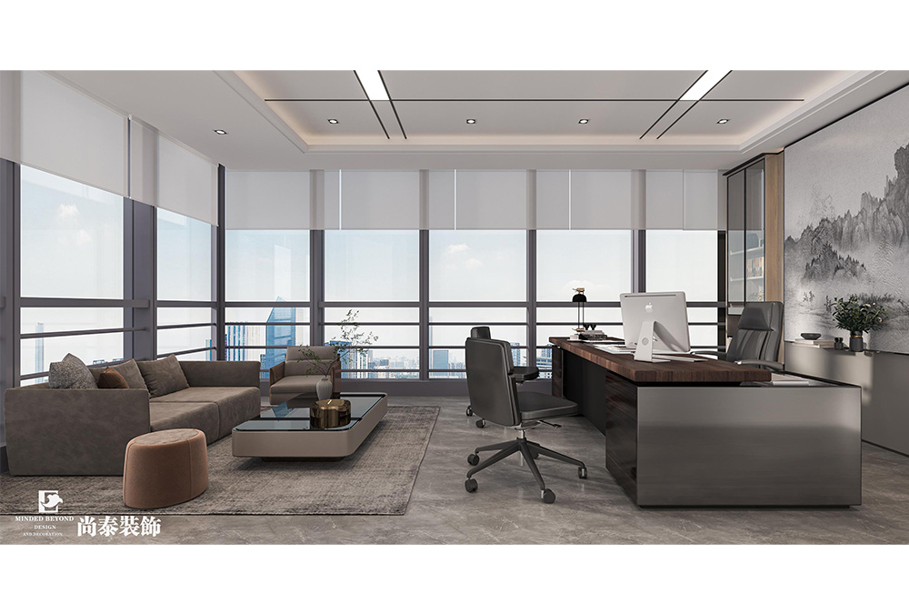 350平米環(huán)保節(jié)能科技公司深圳南山智谷寫(xiě)字樓辦公室裝修設(shè)計(jì)