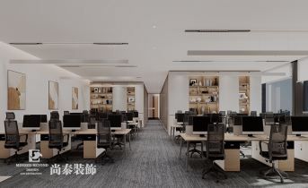 簡約凈界，高效辦公——尚泰裝飾辦公室裝修方案